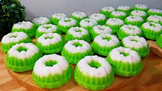 Easy way to make Putu Ayu that is neat, fluffy, and super soft