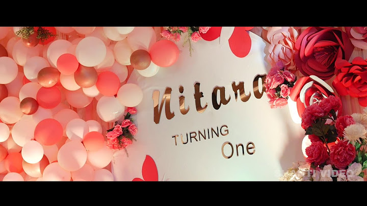 FIRST BIRTHDAY CELEBRATION ( NITARA )