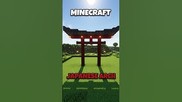 Japanese Arch Tutorial Minecraft