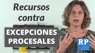 ¿Qué recurso cabe contra el pronunciamiento del juez sobre excepciones procesales?