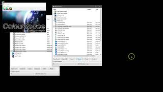 ColourSpace Manage Spaces Menu