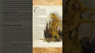 Canavar Rehberi • Yochlol #dnd #monstermanual