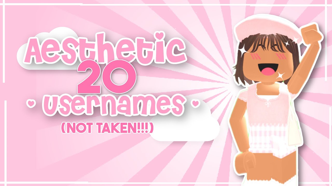 *20* Aesthetic Usernames + Tips & Hacks (NOT TAKEN) 2022 // Roblox
