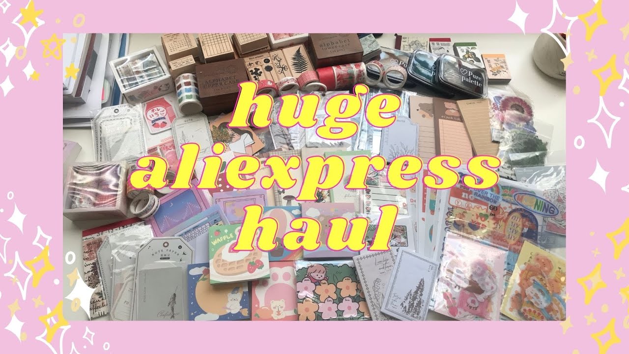 🌸Huge Stationery Haul🌸Aliexpress