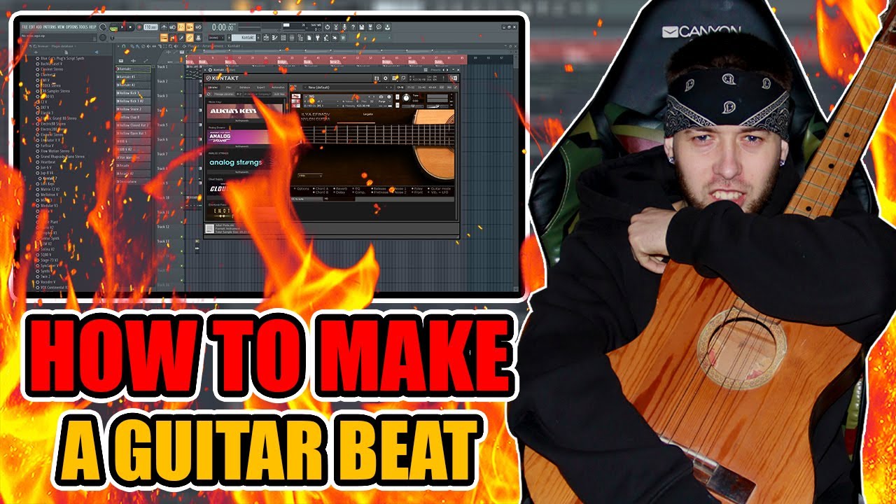 Making A Chill Guitar Beat In FL Studio || Classy's World