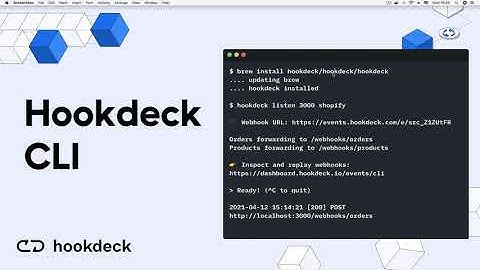 Webhooks Local Development using the Hookdeck CLI