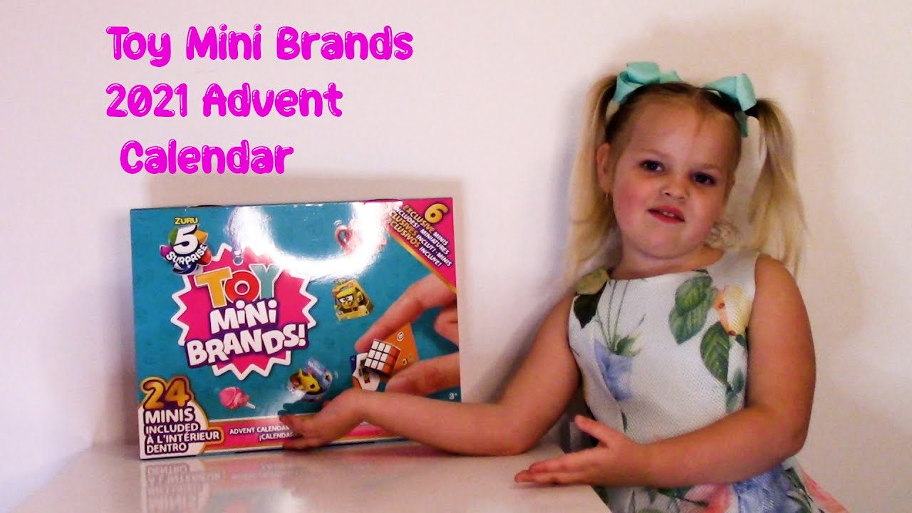 Unboxing the new Mini Brands Advent Calendar 2021 from Zuru 