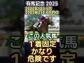 【競馬】有馬記念 2025 単勝や1着固定において、超危険な人気馬がいます