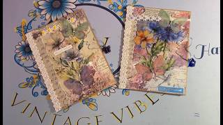 FUNDAY MONDAY #7/VINTAGE WILDFLOWER FOLIO/PART 2/LETS MAKE & CREATE...