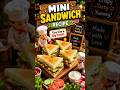 Mini Sandwich Recipe 🥪 | Tiny Chef Makes Mini Sandwich | Miniature Cooking ASMR #Shorts #viral #cook