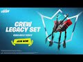 Everything You NEED To Know About THE FORTNITE CREW LEGACY SET! (EVOLVING BACK BLING AND PICKAXE!)