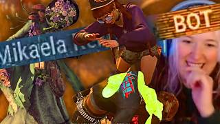 2v1 against NURSE with a BOT | DBD Survivor Game