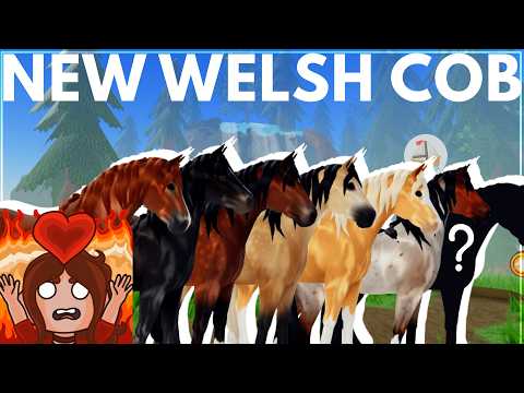 Catching The NEW WELSH COB BREED in WILD HORSE ISLANDS on ROBLOX