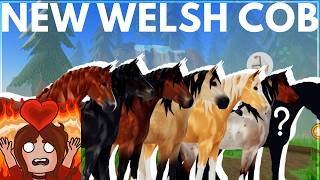 Catching The NEW WELSH COB BREED in WILD HORSE ISLANDS on ROBLOX