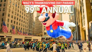 NYC Macy's Thanksgiving Day Parade 2025 - 99th Macy's Parade Day 4K