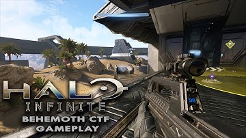 HALO INFINITE Behemoth CTF Gameplay (No Commentary) │ 4v4 CTF (PC)