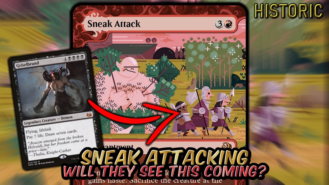Sneak Attacking Historic All Access Event | Historic All Access No Bans | MTG Arena