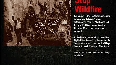 Commandos BEL: Stop Wildfire