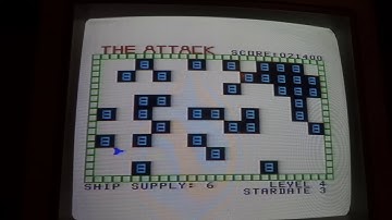 Texas Instruments TI-99/4A - The Attack [pro] - Gameplay (plus4punk)