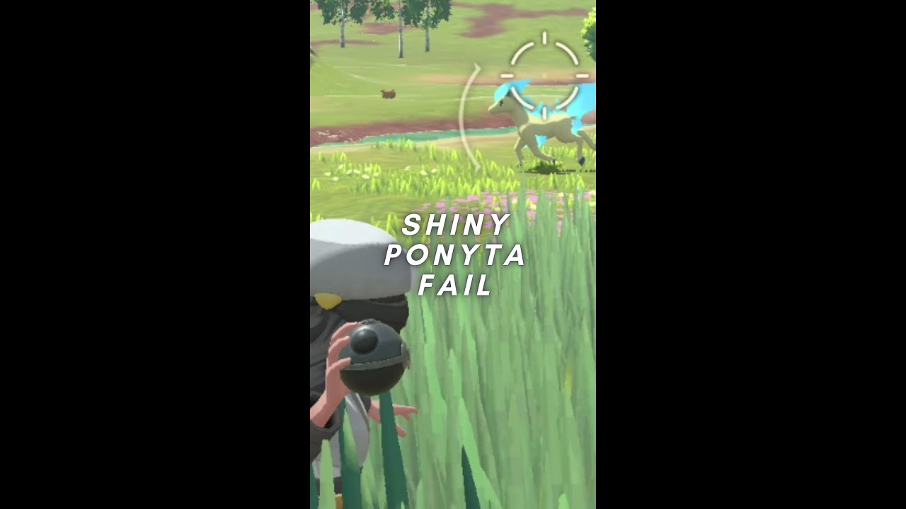 SHINY PONYTA FAIL - POKEMON LEGENDS: ARCEUS 