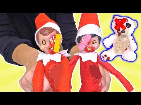 how-to-get-a-zombie-elf-on-the-shelf-+-we-got-a-girl-zombie-elf!-|-davidstv