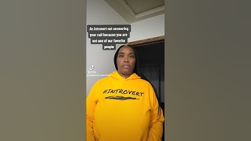 Introverts are not answering if you aren