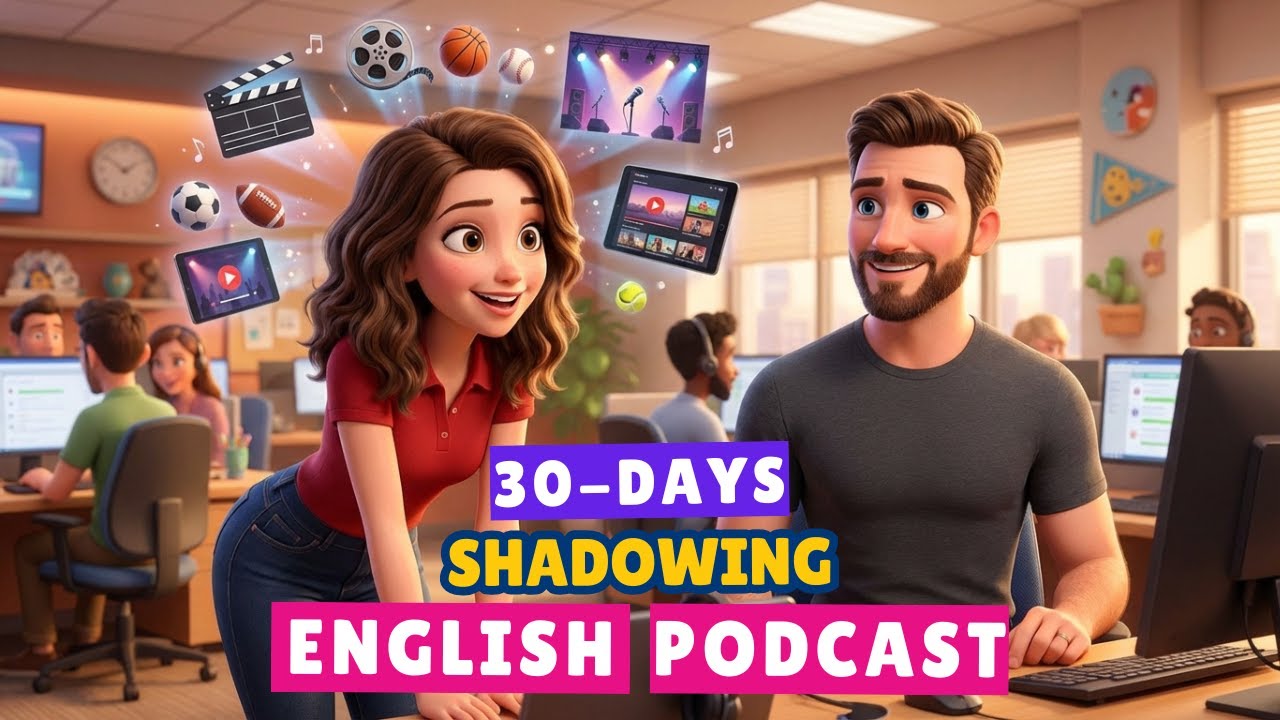 Shadowing English Podcast l Shadowing English Speaking Practice for ...
