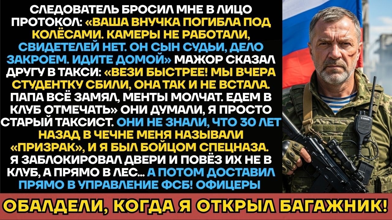 ОФИЦЕРЫ ФСБ ПОСЕДЕЛИ! В Багажнике Лежали Мажоры, Которые Насмерть Сбили Внучку Таксиста.