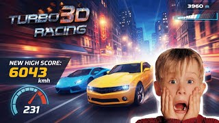 Turbo 3D Racing: High Speed Gameplay & New High Score! 🏎️💨 screenshot 3