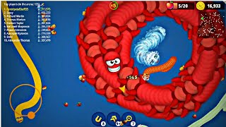 WORMSZONE.IO EPIC WORM ZONE GAMEPLAY !! #headshort #gameplay #snake #ytshorts #viralvideo #kidsvideo