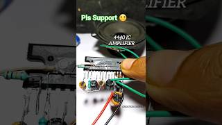 Amazing Electronic Project. ?? 4440 ic amplifier. Electric science project. shorts