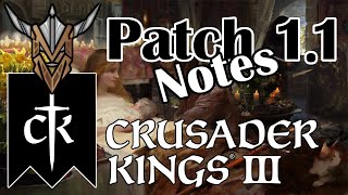 1.1 Patch Notes | Crusader Kings 3