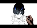 How To Draw Hiro | Step By Step | Darling in the Franxx