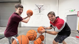 Basketball Mini Game Challenge! 3 point contest, musical chairs + more!