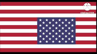 usa flag DVD player but it hits the corner