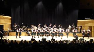 St. Laurence O'Toole Pipe Band at Royal Concert Hall, Glasgow, 2010