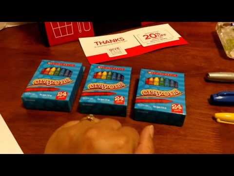 Office Depot/Office Max Haul: $3.06 for 20 items! ($40+ Value)
