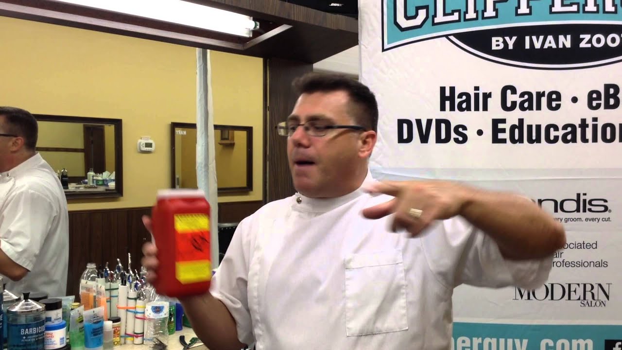 Razor blade disposal for barber and haircut professionals YouTube