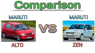 Maruti Alto vs Maruti Zen comparison and review |two old budget car comparison|
