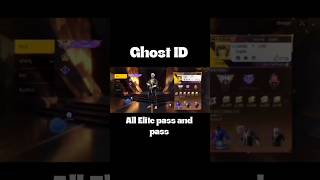 all Elite pass and booya pass ghost ID