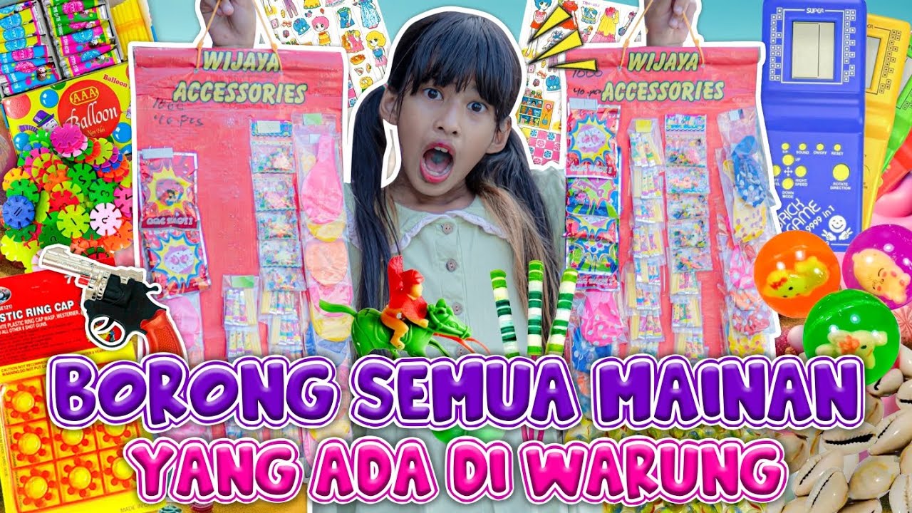 DISTA GREBEK WARUNG BUAT BORONG SEMUA MAINANNYA😍!! SAMPE BAGI-BAGI JUGA🤩 #trending #viralvideo