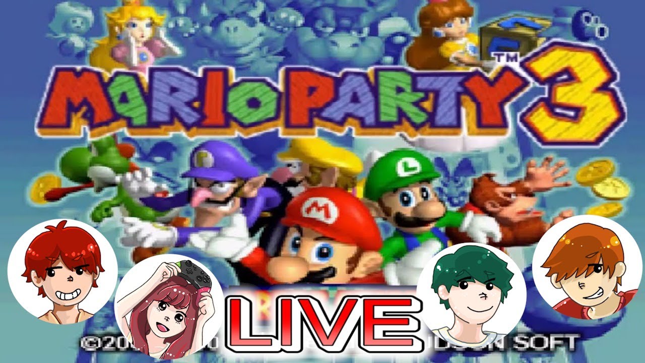【マリパ3】4人でマリオパーティLIVE！