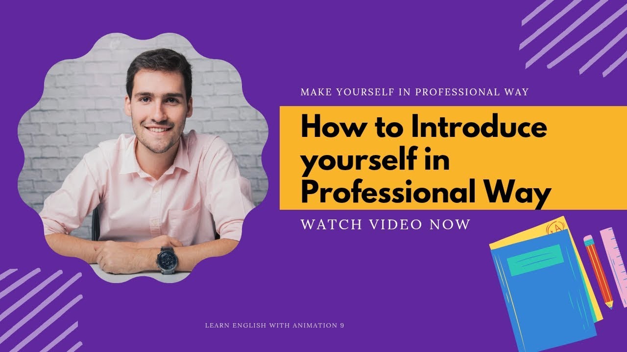 How to Introduce Yourself Professionally in English | International ...