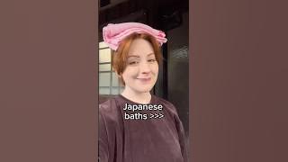 Japanese baths get you CLEAN