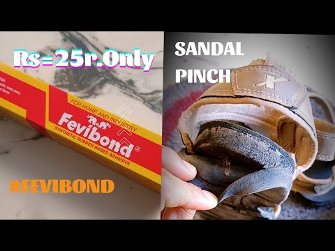 Sandal Stick|How To Patching Sandal | Sandal Patching | How To Use Fevibond | shoes