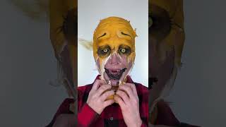 Winnie The Pooh makeup removal 😱 I’m so sorry! #makeupremoval #horror #viral #winniethepooh #makeup
