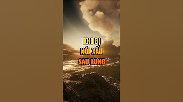 Khi bị nói xấu sau lưng.