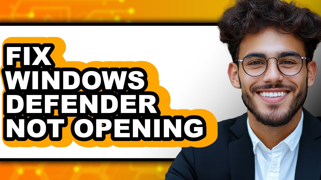 How to Fix Windows Defender Not Opening (updated) - YouTube