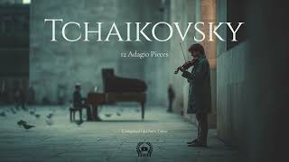 The Most Beautiful 12 Adagio Pieces in Tchaikovsky Style | Minimalist Piano & Violin for Deep Focus