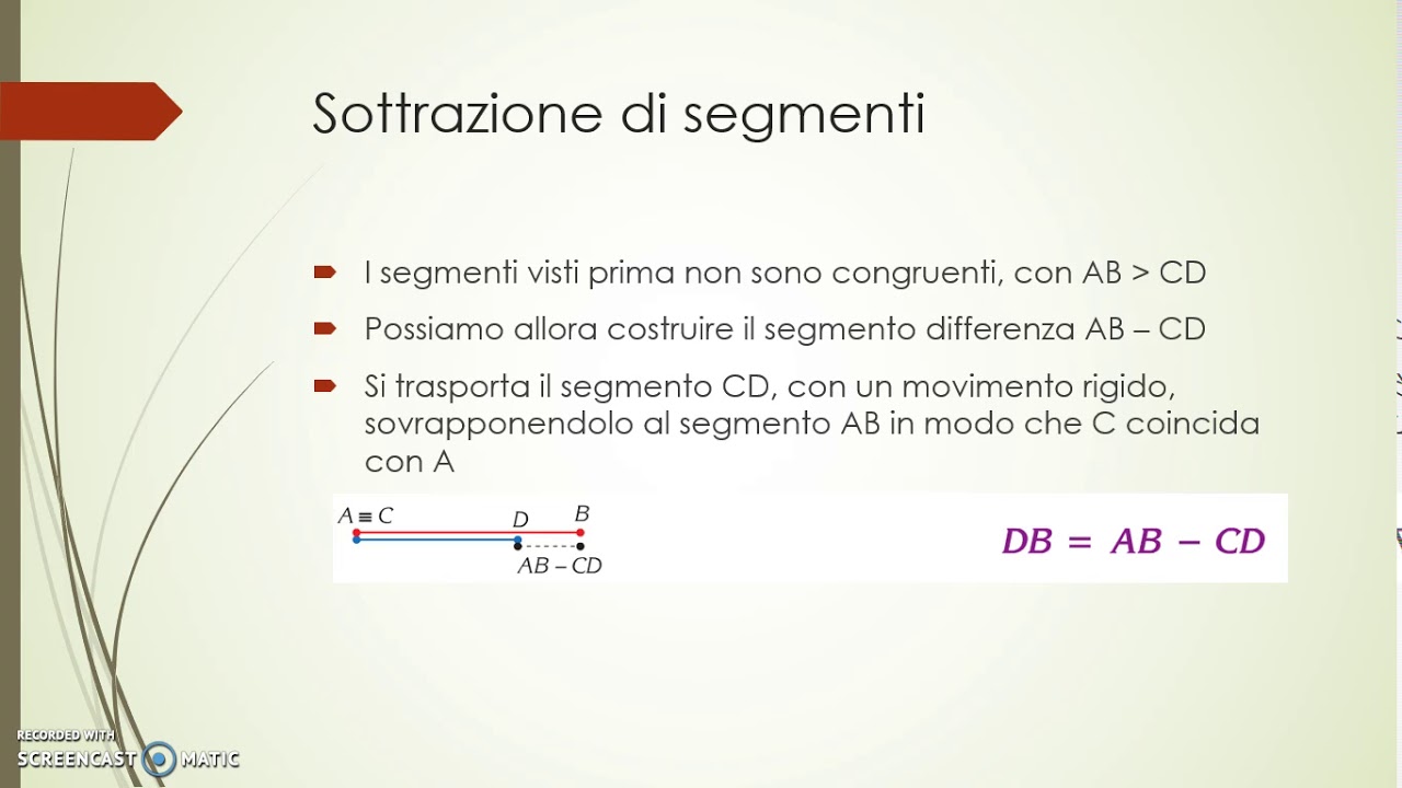 Problemi Con Somma E Differenza Di Segmenti